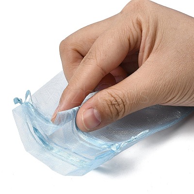 Organza Gift Bags with Drawstring OP-R016-9x12cm-08-1