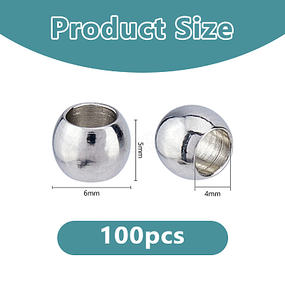 Stainless Steel Beads STAS-DC0017-49A-1