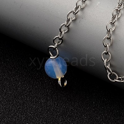 Opalite Sphere Dowsing Pendulums X-BJEW-E292-A11-1