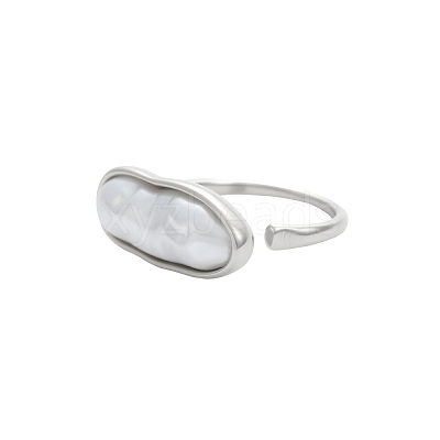 Anti-Tarnish 304 Stainless Steel Cuff Rings RJEW-OY001-07P-1