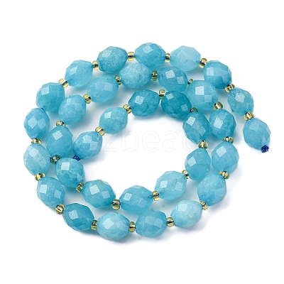 Natural White Jade Beads Strands G-D305-B01-01B-1