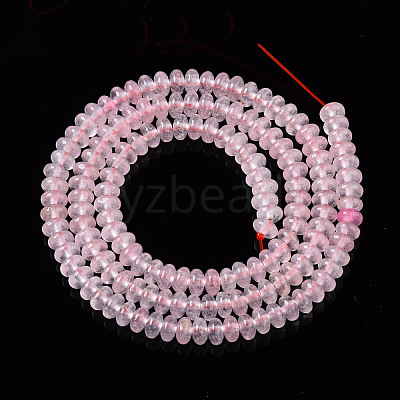 Natural Rose Quartz Beads Strands G-S366-123-1