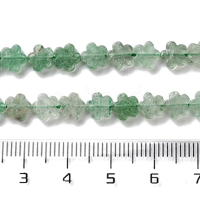Natural Green Strawberry Quartz Beads Strands G-B138-C05-01-1