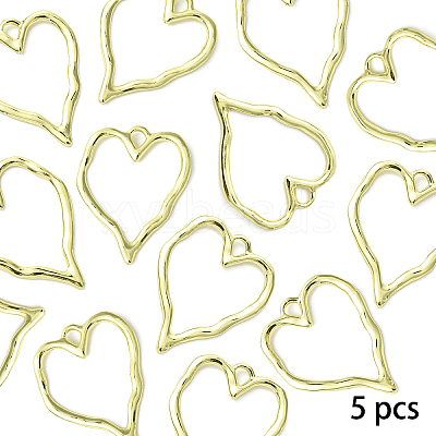 5Pcs Zinc Alloy Pendants FIND-YW0010-03G-1