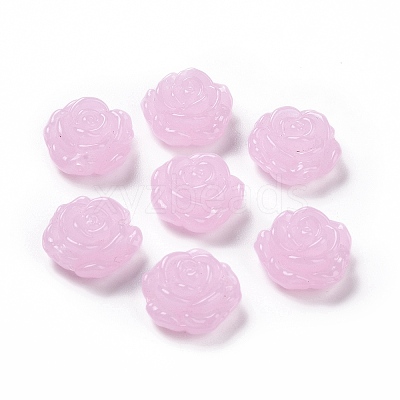 Handmade Lampwork Flower Beads LAMP-C004-05B-1