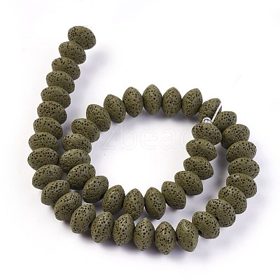 Natural Lava Rock Beads Strands G-I220-17A-03-1