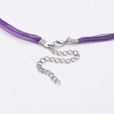 Mixed Jewelry Making Necklace Cord X-FIND-R001-M-1