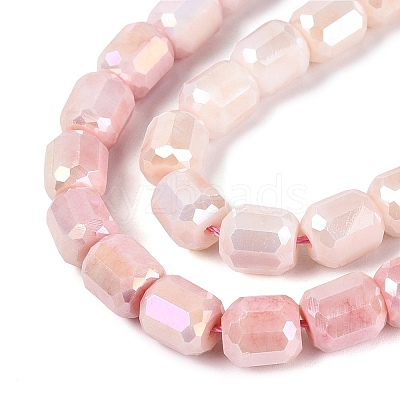 Anti-Tarnish Electroplate Glass Beads Strands EGLA-N027-03A-07-1