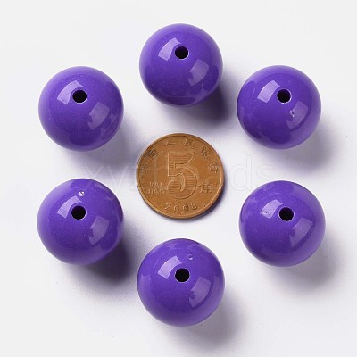 Opaque Acrylic Beads MACR-S370-C20mm-31-1