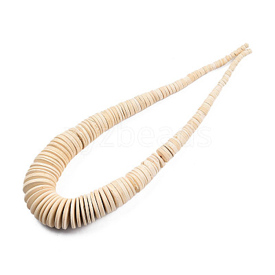 Coconut Beads Strands COCB-Q001-1-1