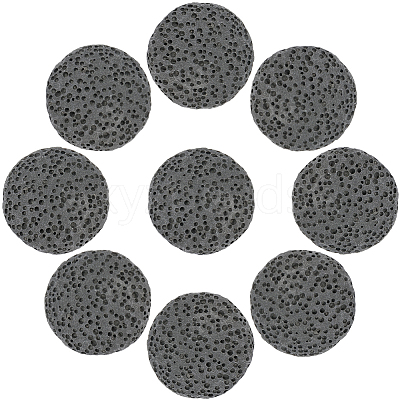 24Pcs Unwaxed Natural Lava Rock Beads G-PA0002-11A-1