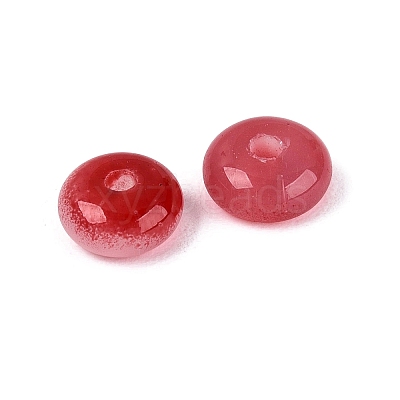 Baking Paint Imitation Jade Glass Beads GL-N006-01A-04-1