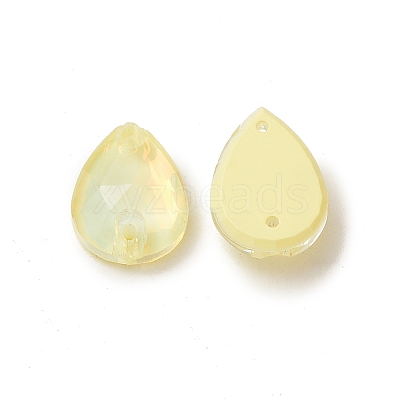 Mocha Effect Teardrop Shape Sew on Rhinestone GLAA-A024-04A-1