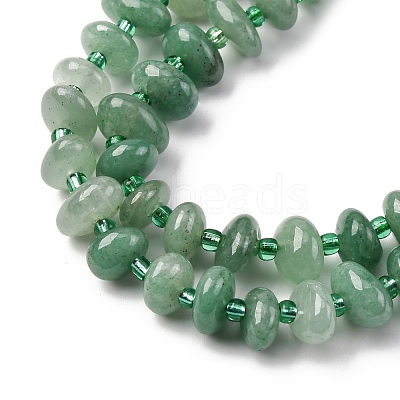 Natural Pink Aventurine Beads Strands G-RM250109-A10-1