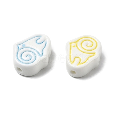 Handmade Porcelain Beads PORC-Z004-01-1