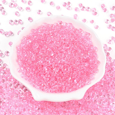 3/0 Baking Paint Glass Fringe Seed Beads SEED-A034-04C-1