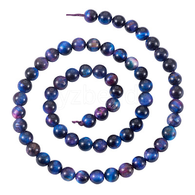 1 Strand Natural Tiger Eye Beads Strands G-TA0002-65B-1