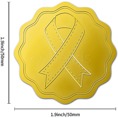 Self Adhesive Gold Foil Embossed Stickers DIY-WH0211-172-1