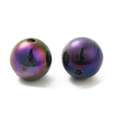 Iridescent Opaque Resin Beads RESI-Z015-01A-01-1