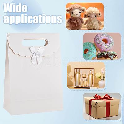 Rectangle Paper Gift Bags CARB-WH0017-14B-04-1