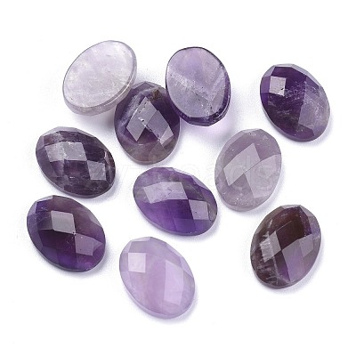 Natural Amethyst Cabochons X-G-G760-A09-1
