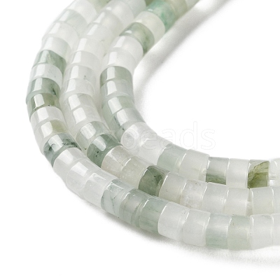 Natural Tianshan Cui Quartzite Beads Strands G-H230-65-1