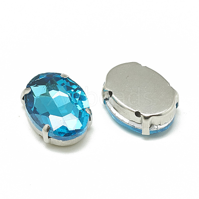 Sew on Rhinestone RGLA-T091-6x8mm-12P-1
