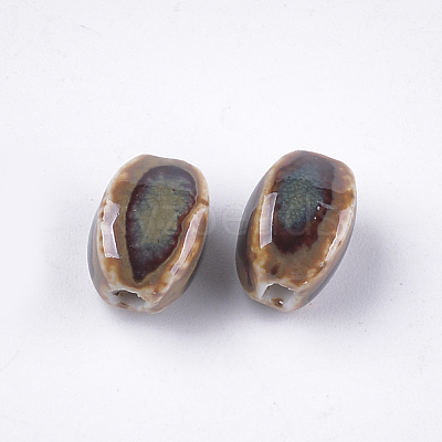 Handmade Porcelain Beads PORC-S498-07N-1