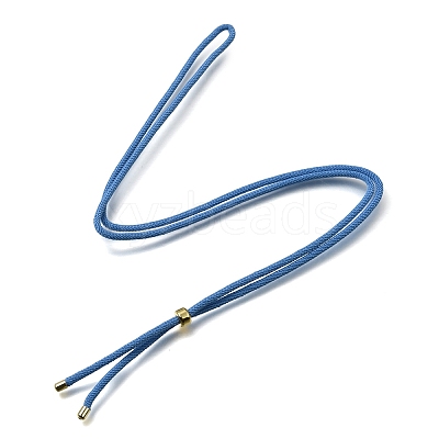 2.5MM Adjustable Braided Nylon Cords Necklace Making FB-CBAA152-02G-36-1