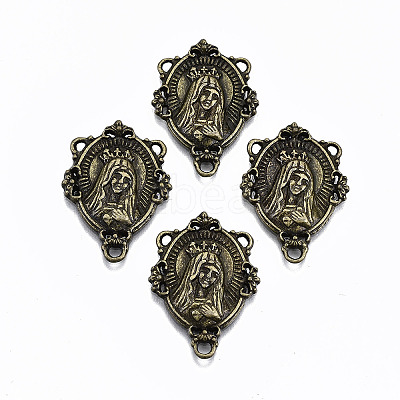 Tibetan Style Alloy Chandelier Component Links LS-TIBE-N011-002AB-NR-1