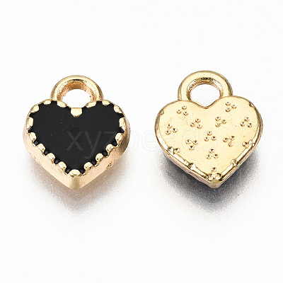 Alloy Enamel Charms ENAM-S126-015D-RS-1