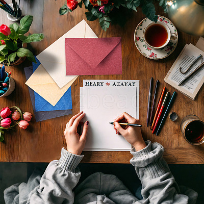 20Pcs 5 Colors Paper Envelopes AJEW-TA0002-22-1