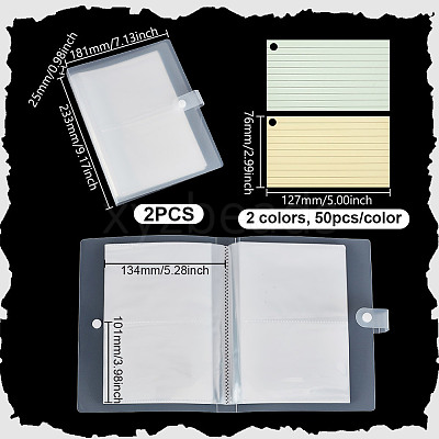 Plastic Storage Album Note Book DIY-GA0007-85-1