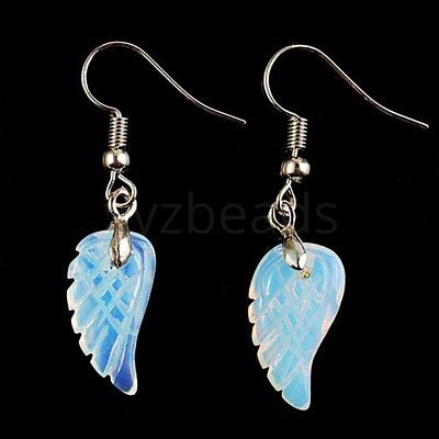 Opalite Wings Dangle Earrings WI-PW0001-057D-1