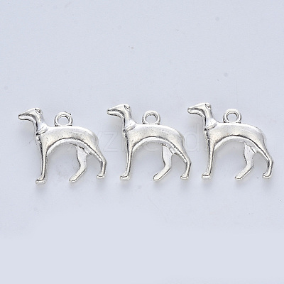 Tibetan Style Alloy Pendants TIBE-R316-013AS-RS-1