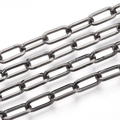 Unwelded Iron Paperclip Chains CH-S125-02F-B-1
