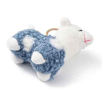 Cute Alpaca Cotton Keychain KEYC-A012-02D-1