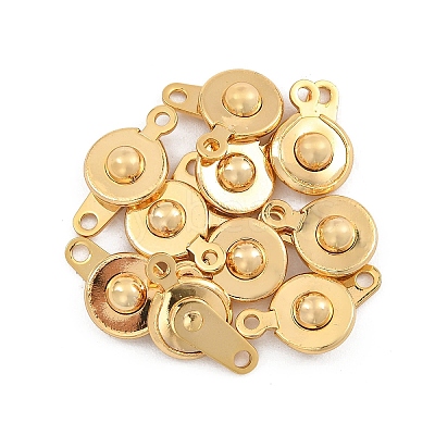 SHEGRACE Brass Snap Clasps XGR0120G-167G-1