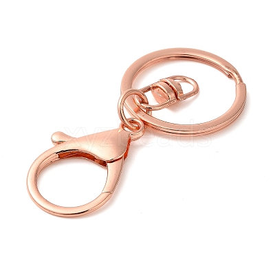 Alloy Keychain Clasp Findings KEYC-D050-03RG-1