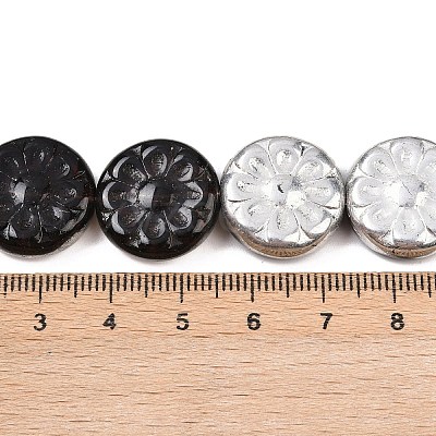 Czech Pressed Glass Beads GLAA-I061-48A-1