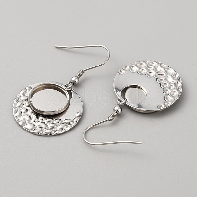 304 Stainless Steel Geometry Dangle Earring Settings FIND-WH0032-74P-02-1