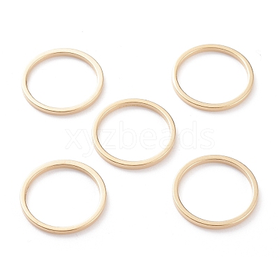 Brass Linking Rings KK-Y003-03F-G-1