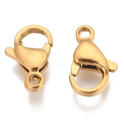 304 Stainless Steel Lobster Claw Clasps STAS-T040-PJ212-13-1