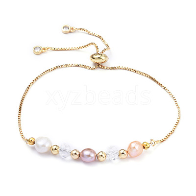 Adjustable Brass Slider Bracelets BJEW-JB05182-1
