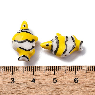Handmade Porcelain Beads PORC-R002-02D-1