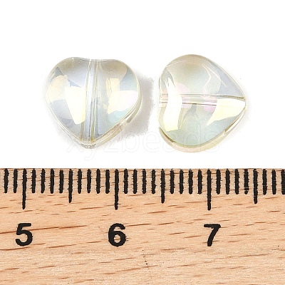 Electroplate Glass Bead EGLA-H102-08Z-1