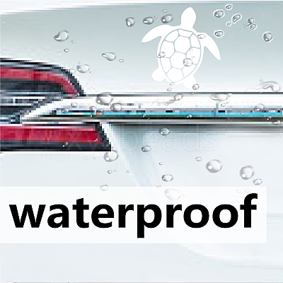 4Pcs 4 Styles PET Waterproof Self-adhesive Car Stickers DIY-WH0308-255J-1