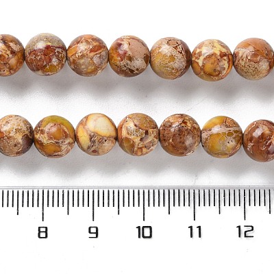Dyed Natural Regalite/Imperial Jasper/Sea Sediment Jasper Beads Strands G-B124-C01-02-1