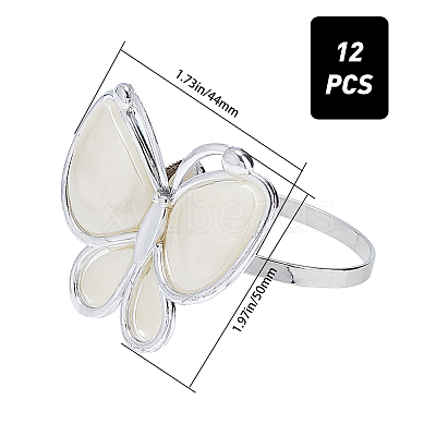 Iron Napkin Rings AJEW-GF0002-82-1