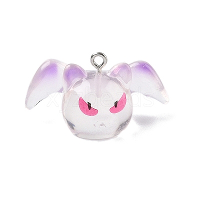 Halloween Transparent Resin Pendants CRES-B024-01P-06-1